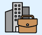 Icon showing corporate office